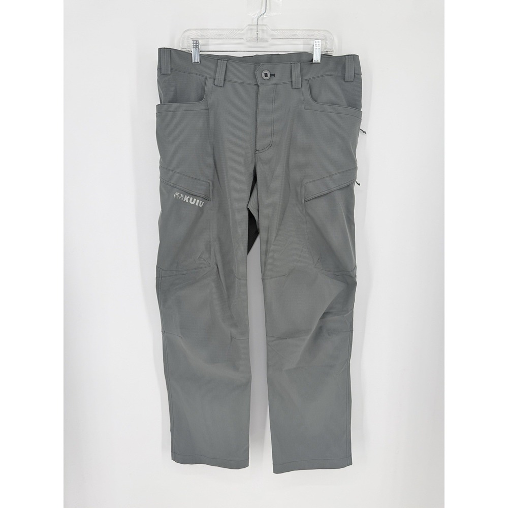 KUIU Tiburon Mens Lightweight Hunting Pants Gray Outdoor Utility 38S shrt 38x32